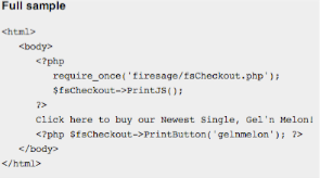 fsCheckout Sample Code